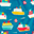 Zainetto Little Adventurers - Navi - Tessuto Riciclato Zainetto Little Adventurers - Navi - Tessuto Riciclato