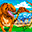 Puzzle Gigante da Pavimento - Terra dei Dinosauri - 48 pezzi
