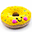 Sonaglio Doughnut Sorridente - Giallo - Fatto a Mano! Sonaglio Doughnut Sorridente - Giallo - Fatto a Mano!
