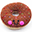 Sonaglio Doughnut Sorridente - Cioccolato - Fatto a Mano! Sonaglio Doughnut Sorridente - Cioccolato - Fatto a Mano!
