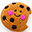 Sonaglio Biscotto Sorridente - Cioccolato - Fatto a Mano! Sonaglio Biscotto Sorridente - Cioccolato - Fatto a Mano!