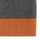 Cappellino a Maglia con Pompon Rudolfo - Antracite + Arancio - 100% Cotone Bio