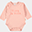 Body a Manica Lunga - Frase Rose - 100% Cotone Pima