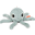 Jelly la Medusa - Il Morbidissimo Peluche - Azzurro
