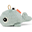 Wally la Balena - Sonaglio Peluche - Azzurro - 15 x 9 cm - Dolcissime Coccole! Wally la Balena - Sonaglio Peluche - Azzurro - 15 x 9 cm - Dolcissime Coccole!