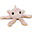 Jelly la Medusa - Sonaglio Peluche - Rosa Cipria - 16 x 7,5 cm - Dolcissime Coccole!