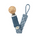 Reggiciuccio Universale Paci Clip - Blu e Azzurro - 100% Cotone Biologico GOTS!