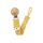 Reggiciuccio Universale Paci Clip - Mostarda e Avorio - 100% Cotone Biologico GOTS! Reggiciuccio Universale Paci Clip - Mostarda e Avorio - 100% Cotone Biologico GOTS!
