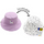Cappello Estivo Reversibile da Colorare con Pennarelli - 100% Cotone - Unicorno