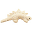 Mini Dinosauro di Stoffa, Brontosauro Beige - Perfetto regalino per le feste