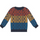 Maglione Cole Cable Righe - Blu Indaco - 100% Cotone Organico GOTS