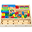 Set di Costruzioni in Legno - 50 pezzi! Set di Costruzioni in Legno - 50 pezzi!