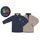 Felpa Reversibile The National Trust in Pile - Blu/Beige - Cotone Organico GOTS