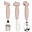 Set 3 Posate Anti-Scivolo - Forchetta, Cucchiaio e Coltello - Cipria - Silicone Alimentare e Acciaio inossidabile Set 3 Posate Anti-Scivolo - Forchetta, Cucchiaio e Coltello - Cipria - Silicone Alimentare e Acciaio inossidabile