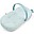 Lettino Portatile con Arco - Raffi - Blu - Cotone Bio Certificato GOTS