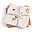 Set 3 Telini Antirigurgito Lalee il Lama - Cipria - 70x70 cm - 100% Cotone GOTS