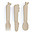 Set Posate Cucchiaio Coltello Forchetta Kiddish . Amici di Deer - Sabbia - 100% Riciclabile senza Melamina Set Posate Cucchiaio Coltello Forchetta Kiddish . Amici di Deer - Sabbia - 100% Riciclabile senza Melamina