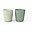 Set 2 Tazze Mini Mug Kiddish - Croco - Verde - 100% Riciclabile senza Melamina