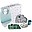 Goodie Box Tavola - Piatto, Piatto Snack Bavaglio e Mini Mug - Amici di Deer - Blu Mix - Silicone Alimentare