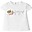 T-Shirt con Applique Mela - Natural - Cotone Elasticizzato