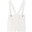 Shorts con Bretelle - Bianco - Cotone Elasticizzato Shorts con Bretelle - Bianco - Cotone Elasticizzato