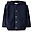 Cardigan Felpato con Cappuccio - Navy - 100% Cotone Cardigan Felpato con Cappuccio - Navy - 100% Cotone