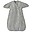 Sacco Nanna a Maniche Lunghe 60 cm - Grigio - Lana Merino Bio - TOG 1.7