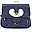 Cartella Zaino - Mr Penguin - Blu - 29 x 10 x 25 cm