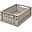 Cassetta Portaoggetti Weston Large - Sabbia - 36x50x19 cm