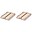 Set da 2 Cassette Portaoggetti Weston Small - Rose - 25x18x9 cm Set da 2 Cassette Portaoggetti Weston Small - Rose - 25x18x9 cm
