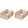 Set da 2 Cassette Portaoggetti Weston Medium - Rose - 36x25x13 cm Set da 2 Cassette Portaoggetti Weston Medium - Rose - 36x25x13 cm