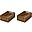 Set da 2 Cassette Portaoggetti Weston Small - Caramello - 9,5x18x25 cm