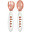 Set con Forchetta e Cucchiaio Ergonomici da Apprendimento - Rosa - da 8 Mesi Set con Forchetta e Cucchiaio Ergonomici da Apprendimento - Rosa - da 8 Mesi