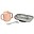 Set Pappa da Apprendimento in Silicone - Piatto Triscomparto + Tazza con Beccuccio + Cucchiaio da 2 anni - Rosa e Grigio Set Pappa da Apprendimento in Silicone - Piatto Triscomparto + Tazza con Beccuccio + Cucchiaio da 2 anni - Rosa e Grigio