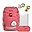 Set Scuola con Zaino Prime + Astuccio + Porta Quaderni + 4 Kletties - Lamas in BearJamas