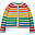 Cardigan Lavorato a Maglia Nico - Multi Rainbow - 100% Cotone Organico GOTS Cardigan Lavorato a Maglia Nico - Multi Rainbow - 100% Cotone Organico GOTS