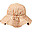 Cappellino Reversibile in seersucker Amelia - Strisce: Rosa/sabbia