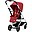 Passeggino Eezy S Twist+ 2 - Versione Plus - Hibiscus Red/Red - Rotazione Fronte Strada/Genitore - dalla Nascita
