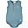 Pagliaccetto in Mussola di Cotone Bio - Azzurro - Certificato GOTS e Oeko-Tex