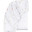 Coprimaterasso Letto con Angoli - Foglie Bianco - 90x180 cm - Bamboo e Cotone Certificato GOTS e Oeko-Tex