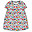 Vestito Tallie con Taglio Svasato - Pollinators - 100% Cotone Organico Vestito Tallie con Taglio Svasato - Pollinators - 100% Cotone Organico
