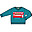 Maglia Manica Lunga Switch Easy On - con Collo Elasticizzato - Camper Blu - Bus - London Transport - 100% Cotone Organico