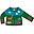 Cardigan Lavorato a Maglia Corin - Camper Blu - Dinosauro - Day at the Museum - 100% Cotone Organico Cardigan Lavorato a Maglia Corin - Camper Blu - Dinosauro - Day at the Museum - 100% Cotone Organico