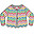 Cardigan Arcobaleno Pointelle - Grigio Chiaro - Pollinators - 100% Cotone Organico Cardigan Arcobaleno Pointelle - Grigio Chiaro - Pollinators - 100% Cotone Organico