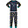 Pigiama Maglia e Pantalone Jamie Jim Jams - Indaco Stelle e Dinosauro - A day in the City - Cotone Organico Pigiama Maglia e Pantalone Jamie Jim Jams - Indaco Stelle e Dinosauro - A day in the City - Cotone Organico