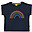 T-Shirt Sophia Slub - Indaco - Arcobaleno - Rainbow Skies - Cotone Organico T-Shirt Sophia Slub - Indaco - Arcobaleno - Rainbow Skies - Cotone Organico