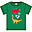 T-Shirt con Applique Little Creature - Ribbit Green e Dinos - Day at the Museum - Cotone Organico T-Shirt con Applique Little Creature - Ribbit Green e Dinos - Day at the Museum - Cotone Organico