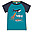 T-Shirt Switch Rishi Reglan - Blu e Sealife - Whales - Cotone Organico T-Shirt Switch Rishi Reglan - Blu e Sealife - Whales - Cotone Organico