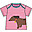 T-Shirt Bobster Wraparound - Rosa - Righe - City Dogs - Cotone Organico