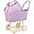 Carrozzina per Bambole Alto - Viola - 62 cm - 100% Vimini Carrozzina per Bambole Alto - Viola - 62 cm - 100% Vimini